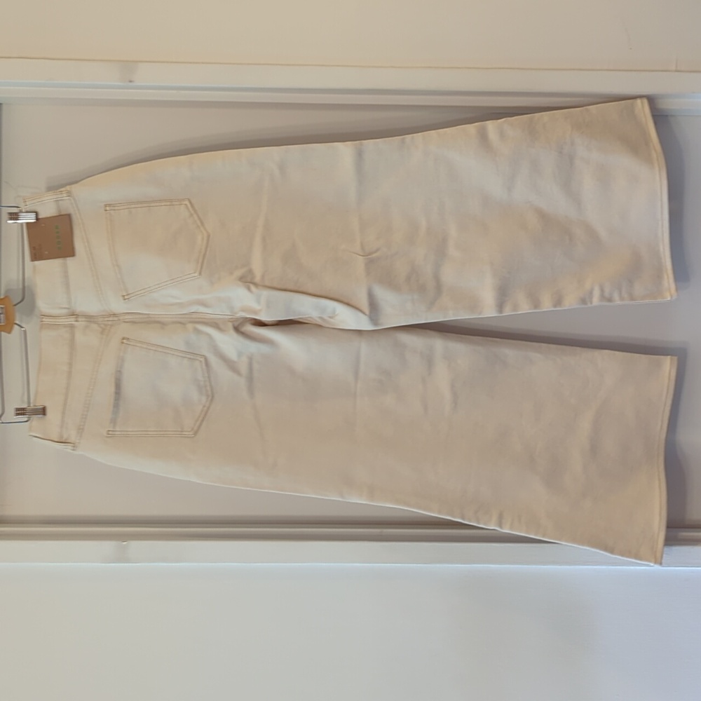NWT Boden Ultra High Rise Wide Leg Jeans 31 Oatmeal - Picture 6 of 6